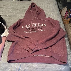 Men's Maroon Hoodie Sweater